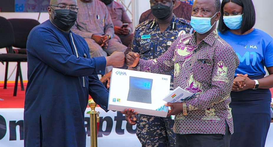 Bawumia launches 'One Teacher One Laptop'; charges MoE, GES to take full advantage
