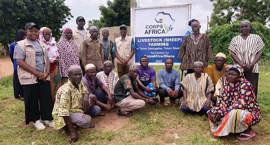 CorpsAfrica/Ghana commissions community-led projects in Northern Region