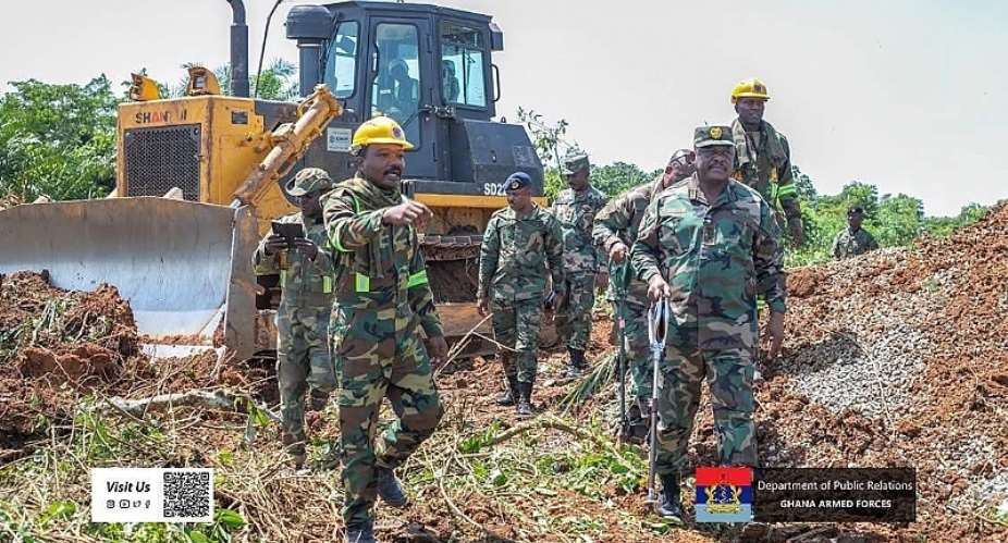 Military clears 170km corridor for Accra–Kumasi Expressway