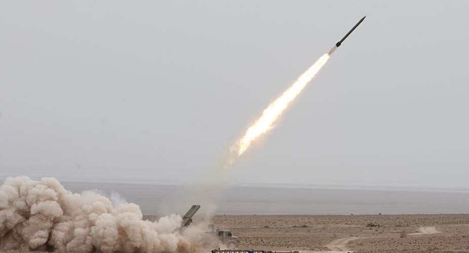 Iran has reportedly modified Fajr-5 rocket launchers to be able to launch mines into the Strait of Hormuz (illustrative photo of a Fajr-5 rocket launcher from 2012) -  Hadi Yazdani, AP