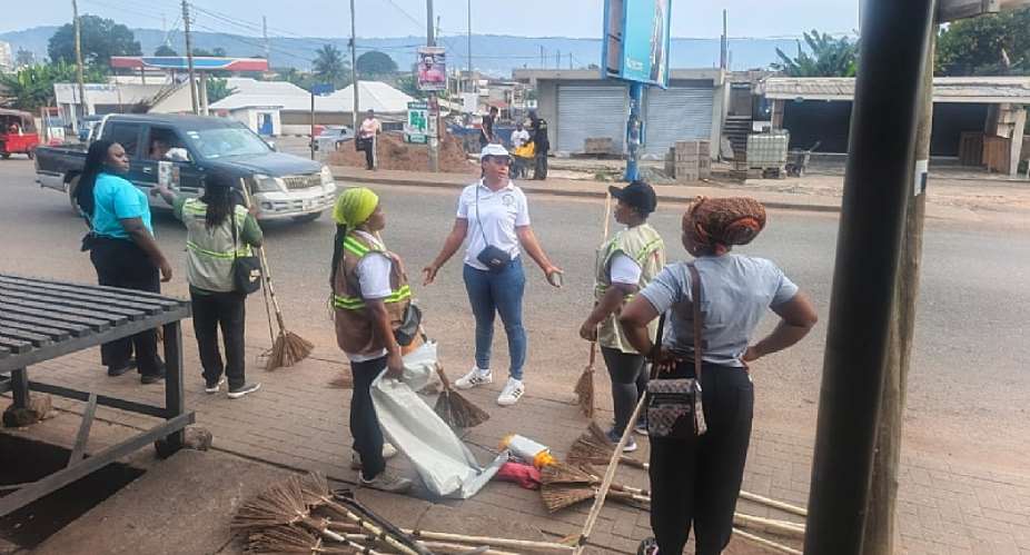 Volta Region women lead special clean-up exercise ahead of Asogli Yam Festival