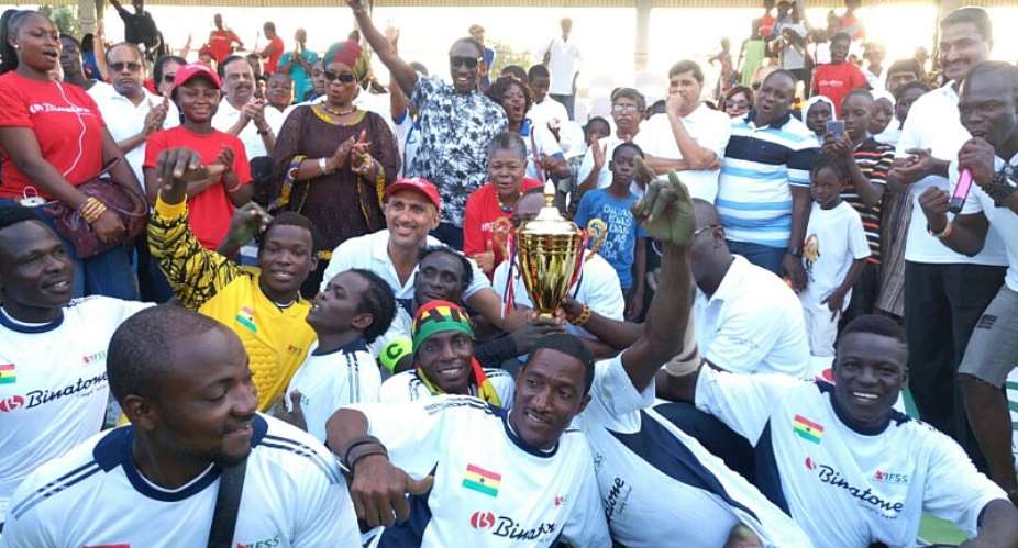 Ghana National Skate Soccer Team wins Cup and 10,000
