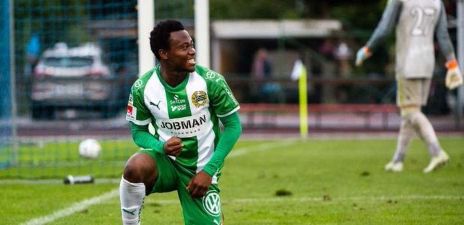 Ghanaian Youngster Abdul Halik Hudu Nets Brace For Hammarby U-21