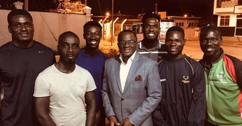 GOC President Visits Ghana Rugby Team