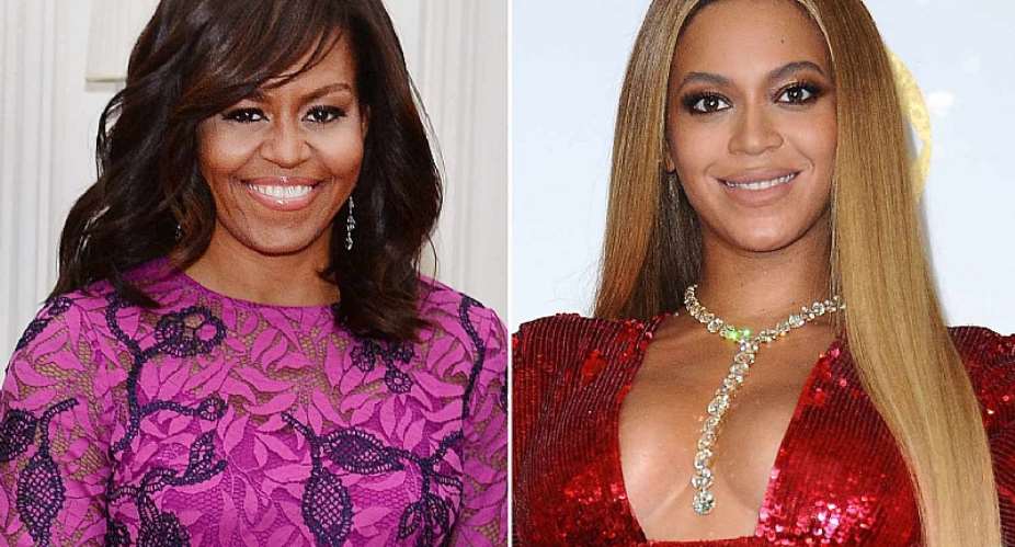 Michele Obamaleft and Beyonce