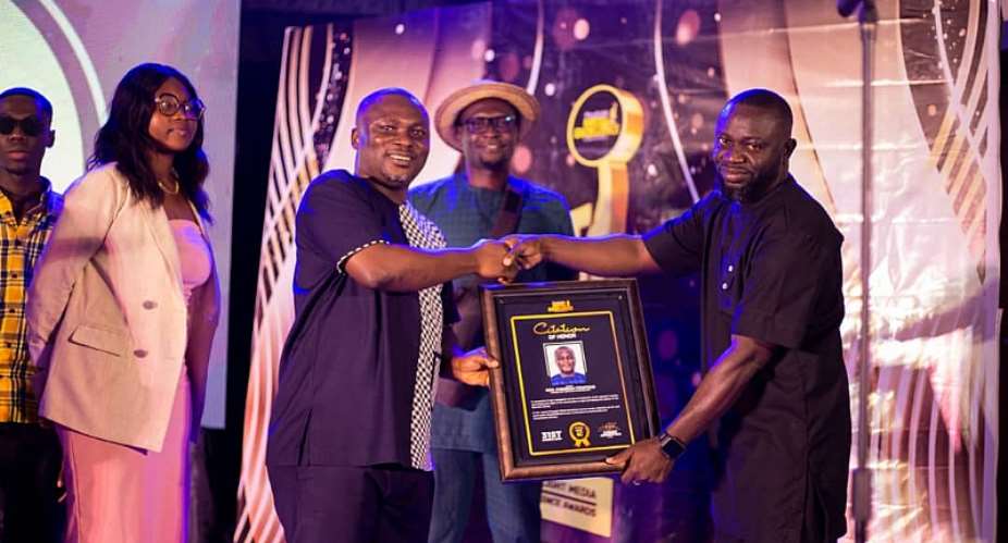 Kwabena Frimpong honoured at 2024 Floodlights Media Excellence Awards