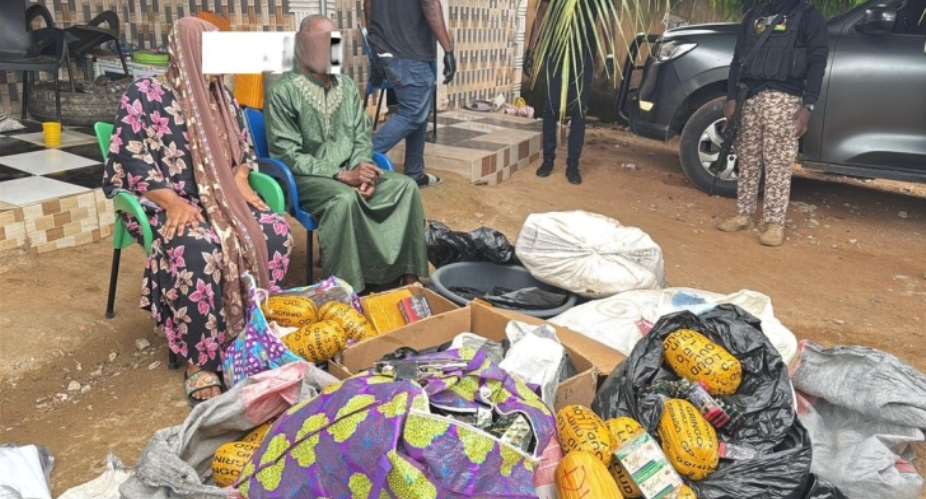 NACOC arrests alleged drug dealer, wife in Weija operation