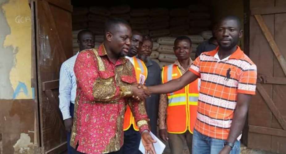 Amenfi Central; DCE Donates To Flood Victims
