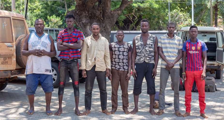 13 Nigerians Illegal Miners Arrested
