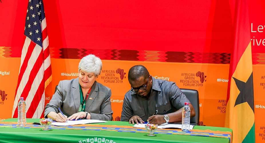 United States AndGhana Sign Declaration Of Partnership OnFood Security