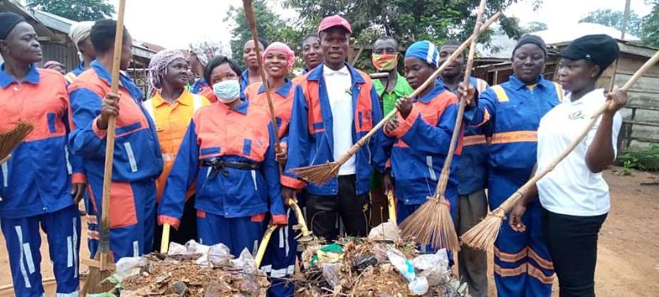 Asunafo South NASPA Cleans District Capital