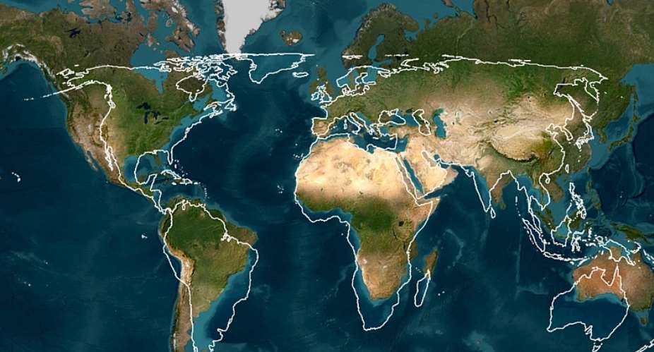 Tthe UN General Assembly adopted a resolution to promote a global map that more accurately reflects the actual size of the continents, notably enlarging Africa and reducing the size of the United States. -  Studio graphique FMM