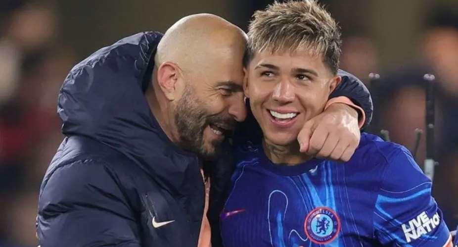 Getty ImagesImage caption: Enzo Maresca and Enzo Fernandez worked together at Chelsea, winning the Europa Conference League and Club World Cup