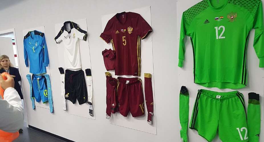 Black Stars to face Russia in the new white Puma jersey