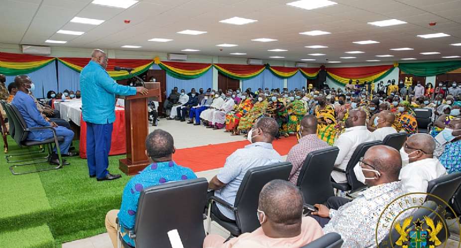 Akufo-Addo commissions Western-North Region RCC building