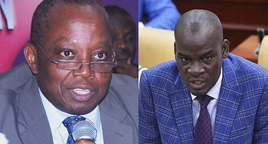 Former Auditor-General Daniel Domelevo and former NDC Parliamentary Minority Leader Haruna Iddrisu