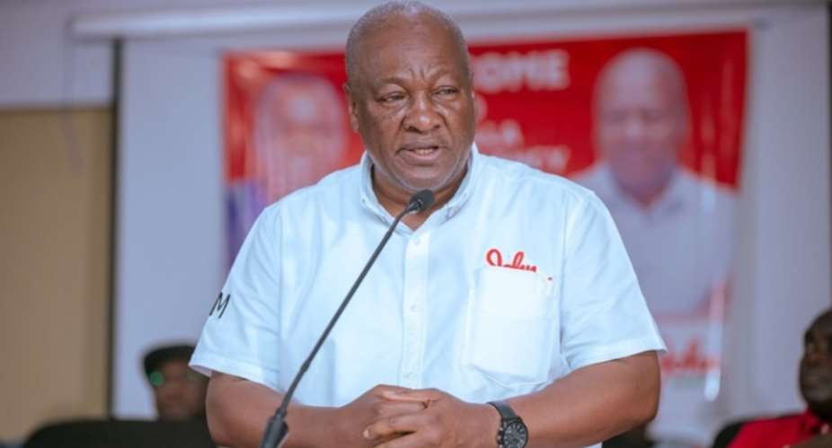 Techiman South: Don’t vote ‘skirt and blouse’ – Mahama to supporters