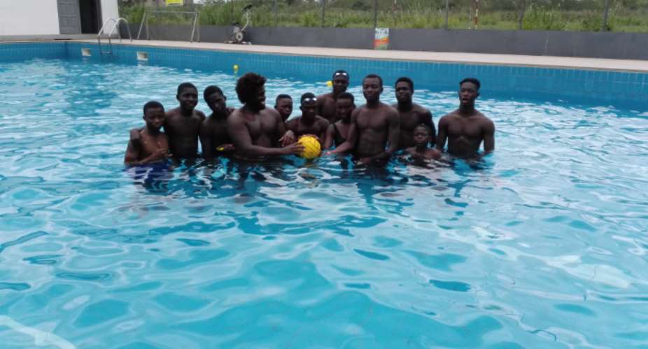 US Born Ghanaian Prince Asante Donates To Awutu Winton Water Polo Team