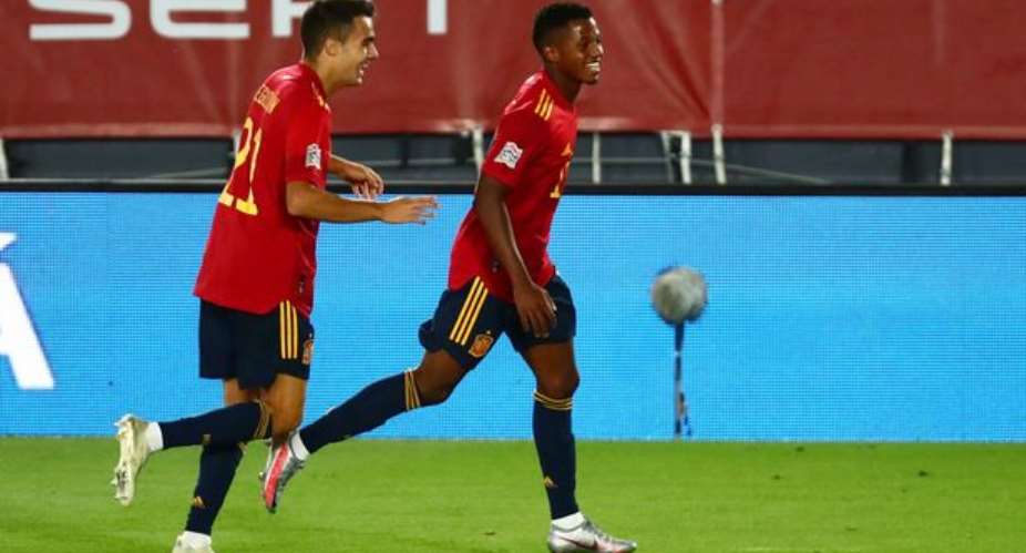 UEFA Nations League: Ansu Fati Scores For Spain On Record-Breaking Night