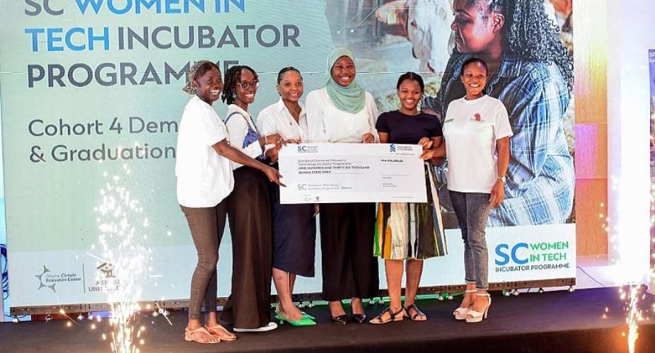 Six outstanding women-owned businesses awarded GHC936,000 at Standard Chartered Women in Tech Incubator Programme