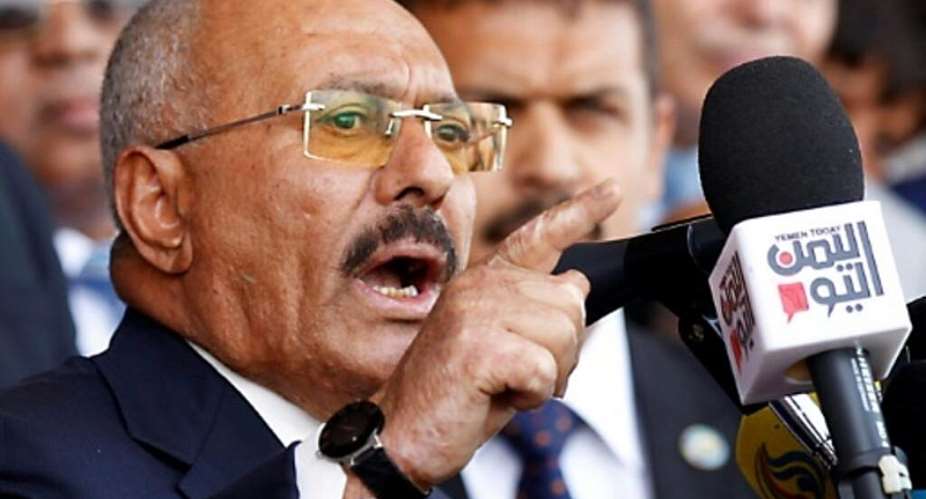 French prosecutors claim that two of the sons of the late Yemeni president Ali Abdullah Saleh (pictured) laundered some €16m of the state assets. - AFP