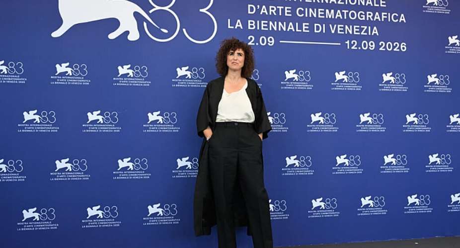 Danish-Egyptian director May el-Thouky at the 2026 Venice Film Festival. -  Tiziana Fabi, AFP