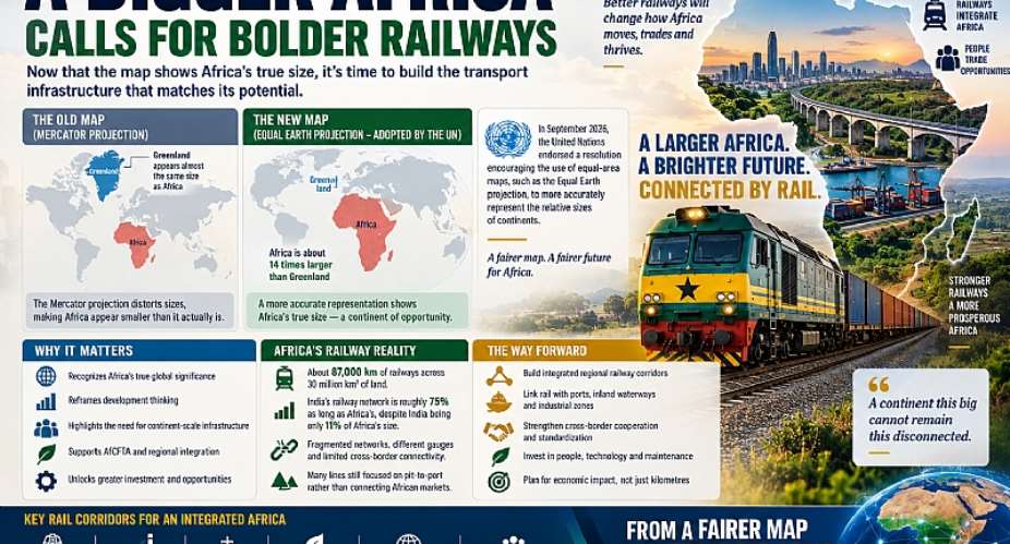 Now That the Map Shows Africa’s True Size, Can Our Railways Finally Match the Continent?