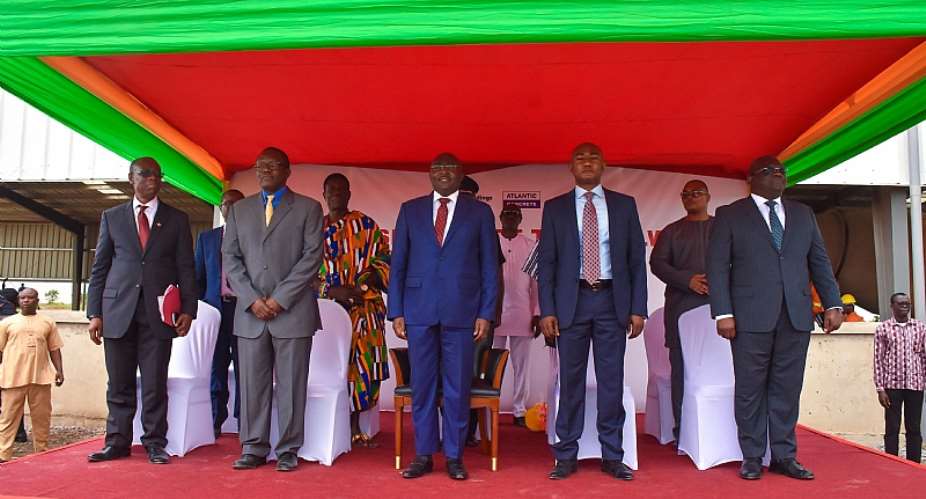 Vice President Bawumia At Commissioning Of Railway Sleeper Plant By LMI Holdings