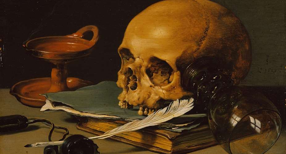 The Skull, the end after-life. Photo credit: Working TitleArtist: Still Life with a Skull and a Writing Quill Department.