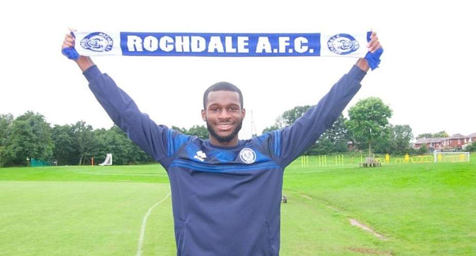 Rochdale A.F.C Sign Ghanaian Defender Yeboah Amankwah On Loan From Man City