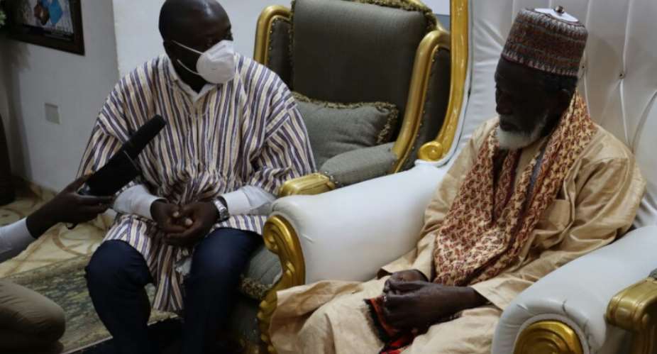 Independent Presidential Candidate Kofi Koranteng Visits Chief Imam