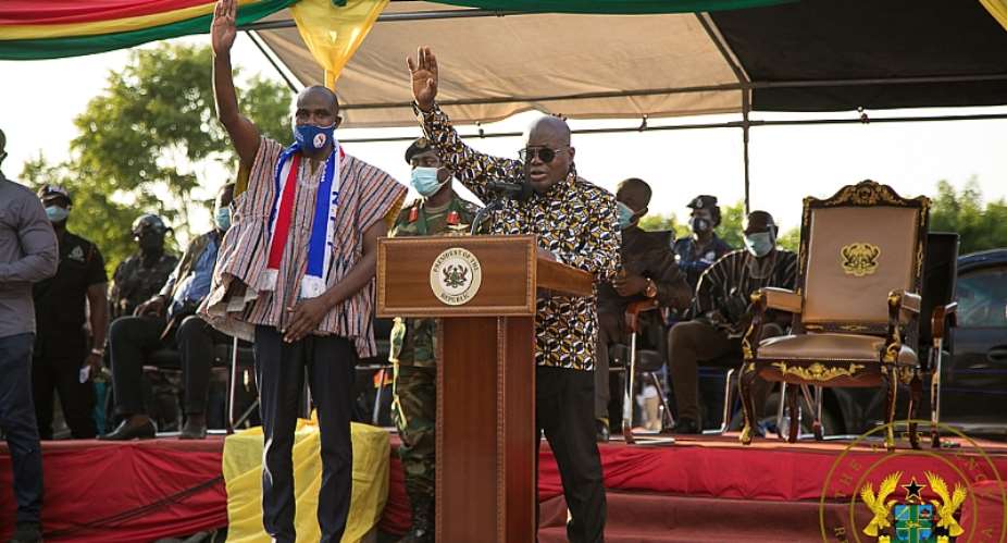 Your Voting Pattern Has Been One-way, You've Not Benefited, Change It – Akufo-Addo To Sene Chiefs, People