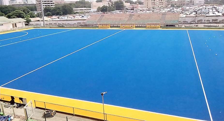 Theodosia Okoh hockey turf set to be completed
