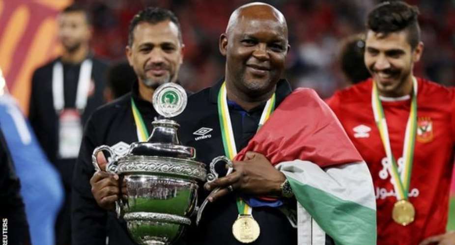 Mosimane won three continental trophies during his time at Al Ahly, including the Caf Super Cup last December