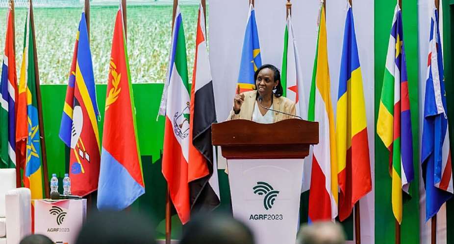 AGRA President Dr. Agnes Kalibata speaks at 2023 AFSF Closing ceremony