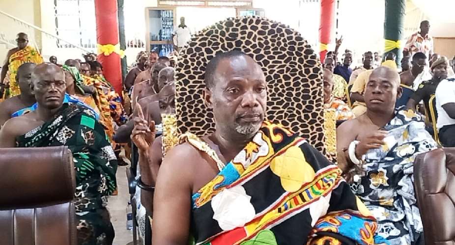 Obrempong Nyanful Krampah XI Omanhene of Gomoa Ajumako Traditional Area