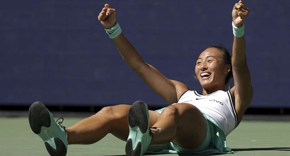 Getty ImagesImage caption: Zheng Qinwen has matched her best ever performance at the US Open by reaching the quarter-finals