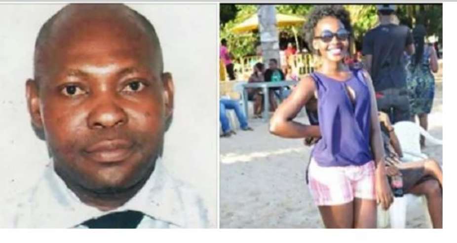 Judith Juahla and the alleged lecturer who failed her after sleeping with her
