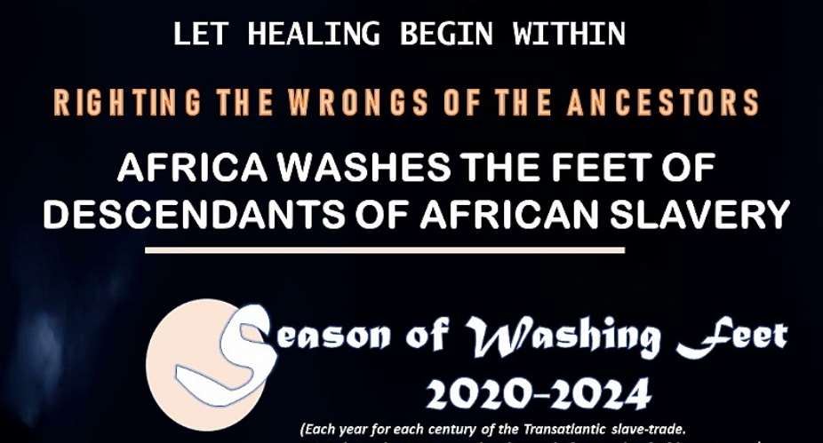 Righting The Wrongs Of The Ancestors: Africa Washes The Feet Of Descendants Of African Slavery