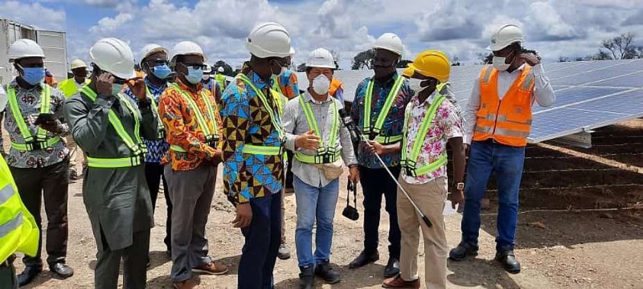 VRA Boss On Working Visit To Lawra, Kaleo Construction Sites