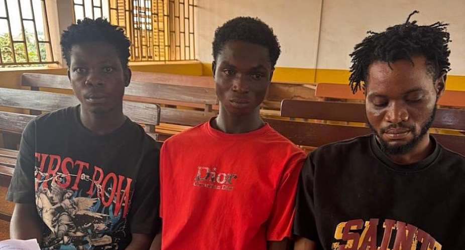 Three jailed up to 22 years for robbery at Adansi Akwaaku