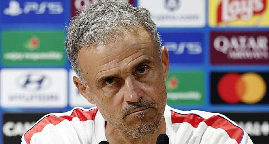Paris Saint-Germain head coach Luis Enrique warned his players to forget about their consecutive titles in the Champions League ahead of their first game in the 2026/27 tournament. - REUTERS - Benoit Tessier