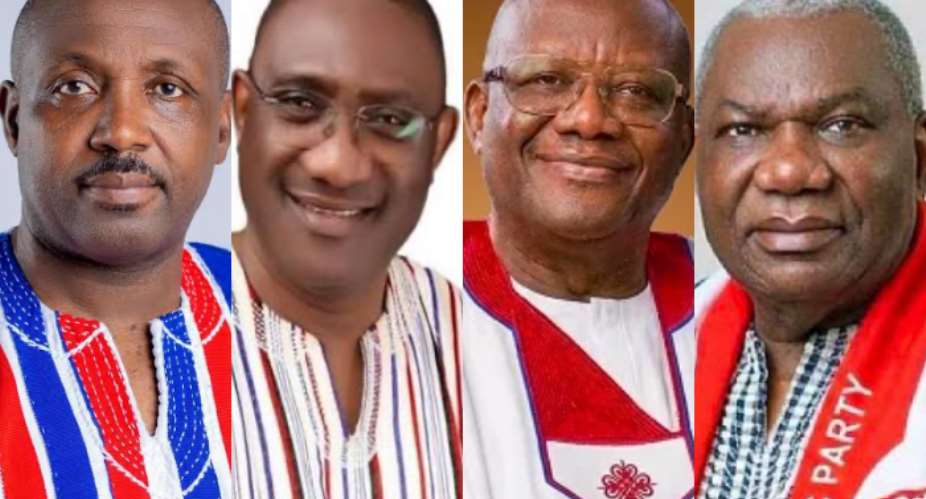 John Boadu, Sammy Crabbe, Paul Afoko, Boakye Agyarko secure 1st to 4th spots in NPP chairmanship ballot