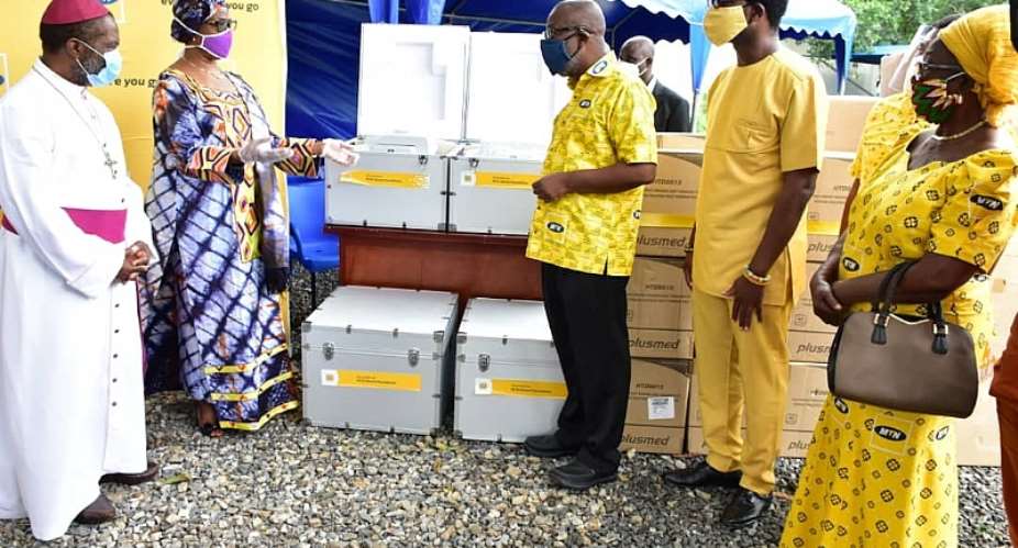 MTN Donates To National COVID-19 Trust Fund