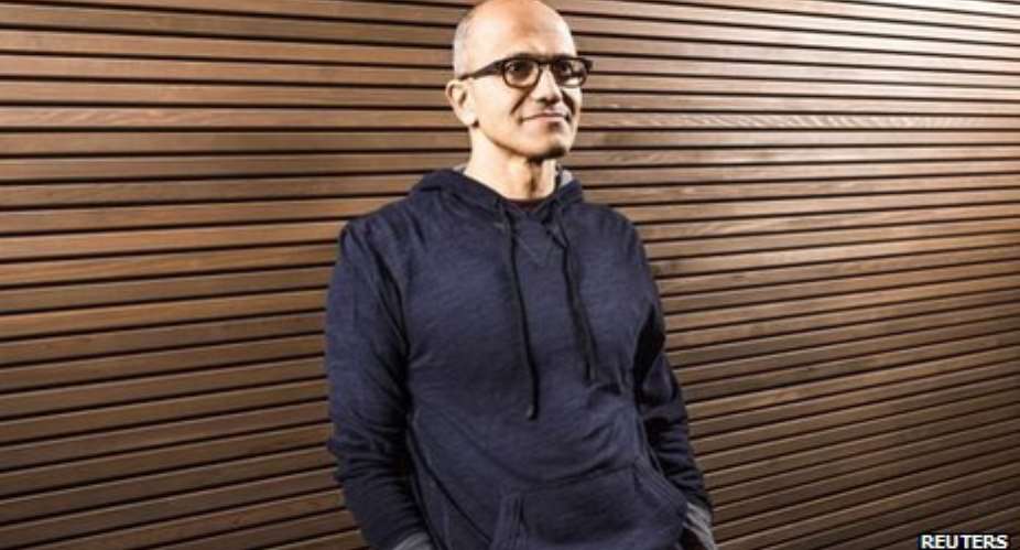 Indian-born Satya Nadella has risen through the ranks of Microsoft since joining the company in 1992