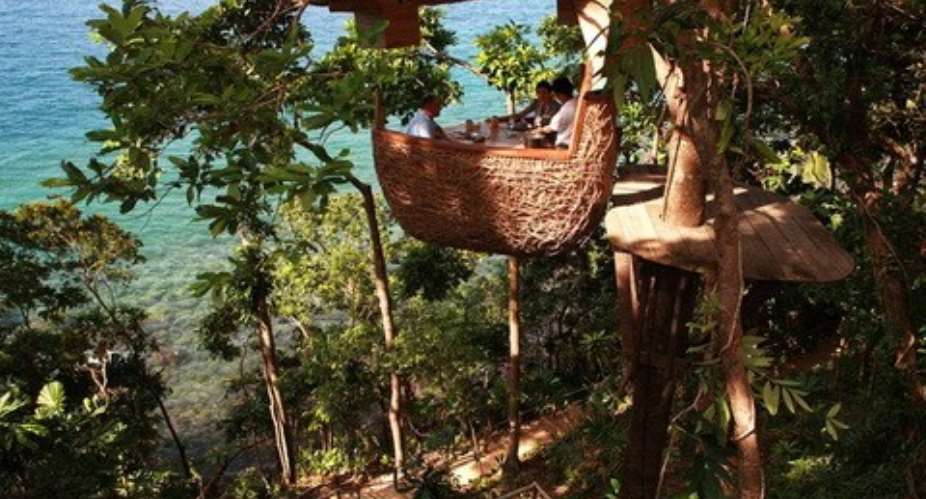 If Tarzan did fine dining.