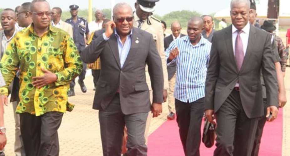 Mahama breaks record of presidential travels - Napo