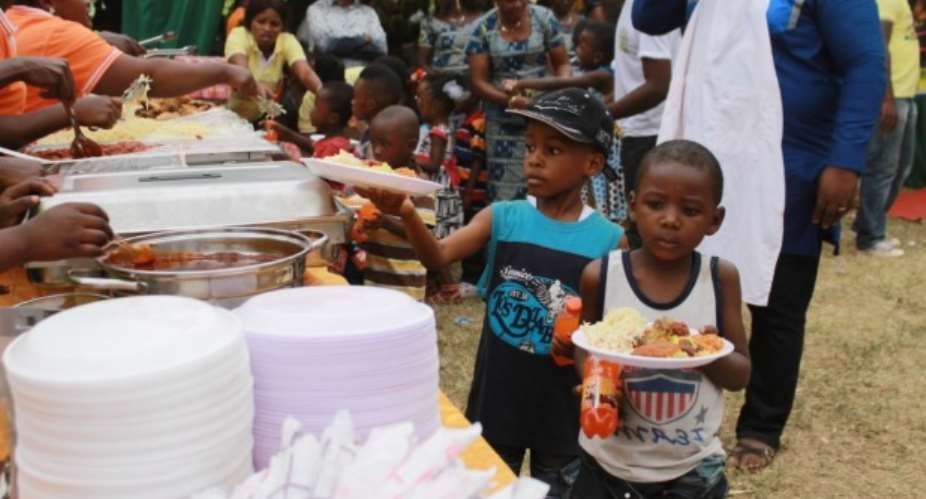 Actress Nana Ama McBrown Celebrates New Year with Children of ‘Mampong Babies Home’