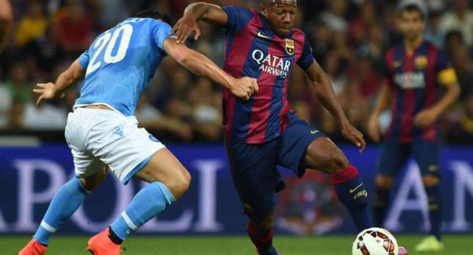 More play time: Adam Traore hoping for more Barcelona chances after Copa del Rey cameo