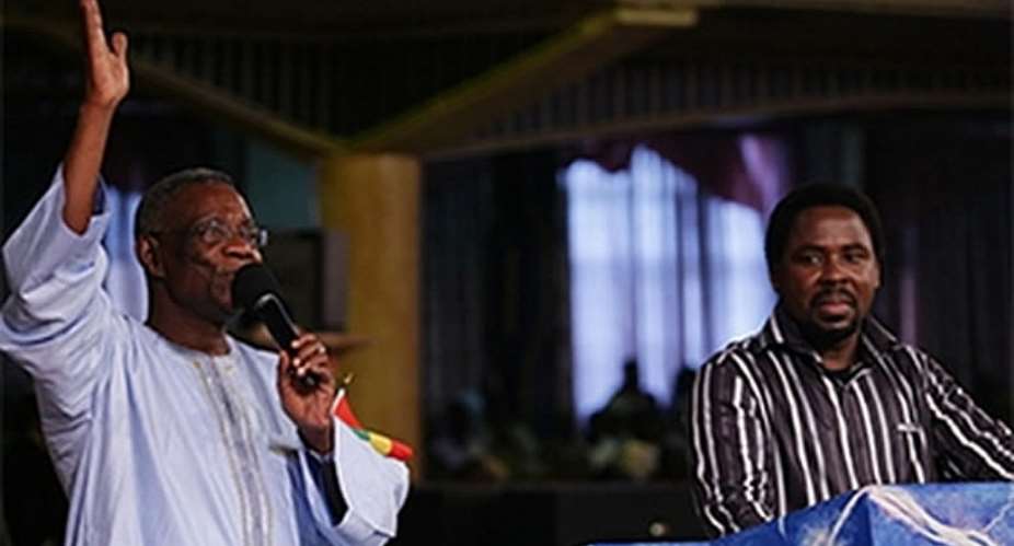 PRESIDENT MILLS NEVER VISITED TB JOSHUA IN 2012 CONTRARY TO GHANAWEBS ARTICLE